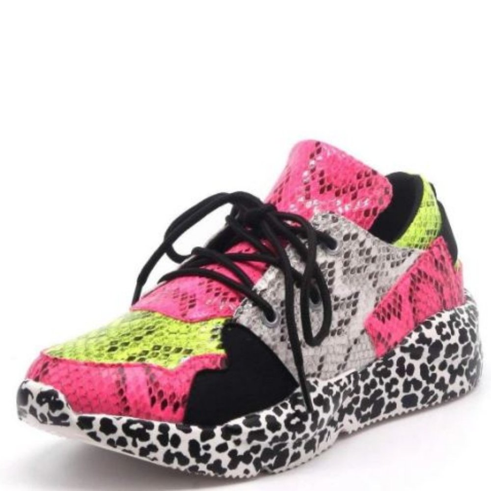 Cape Robbin Multi Colored Low Top Sneakers